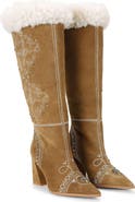 Kurt Geiger London Boho Fold Over Knee High Boot