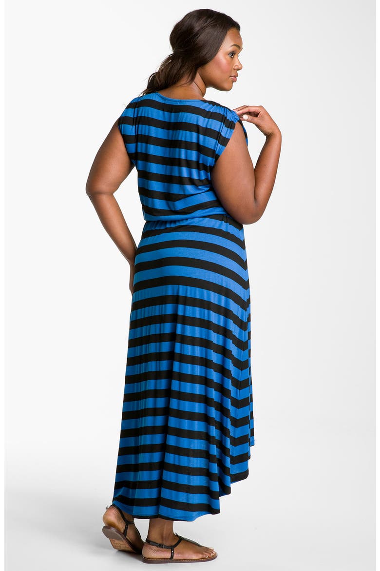 Ruched Knit Dress, Alternate, color, WAVECREST