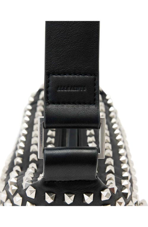 Allsaints Vega Embossed Leather Mini Shoulder Bag In Multi