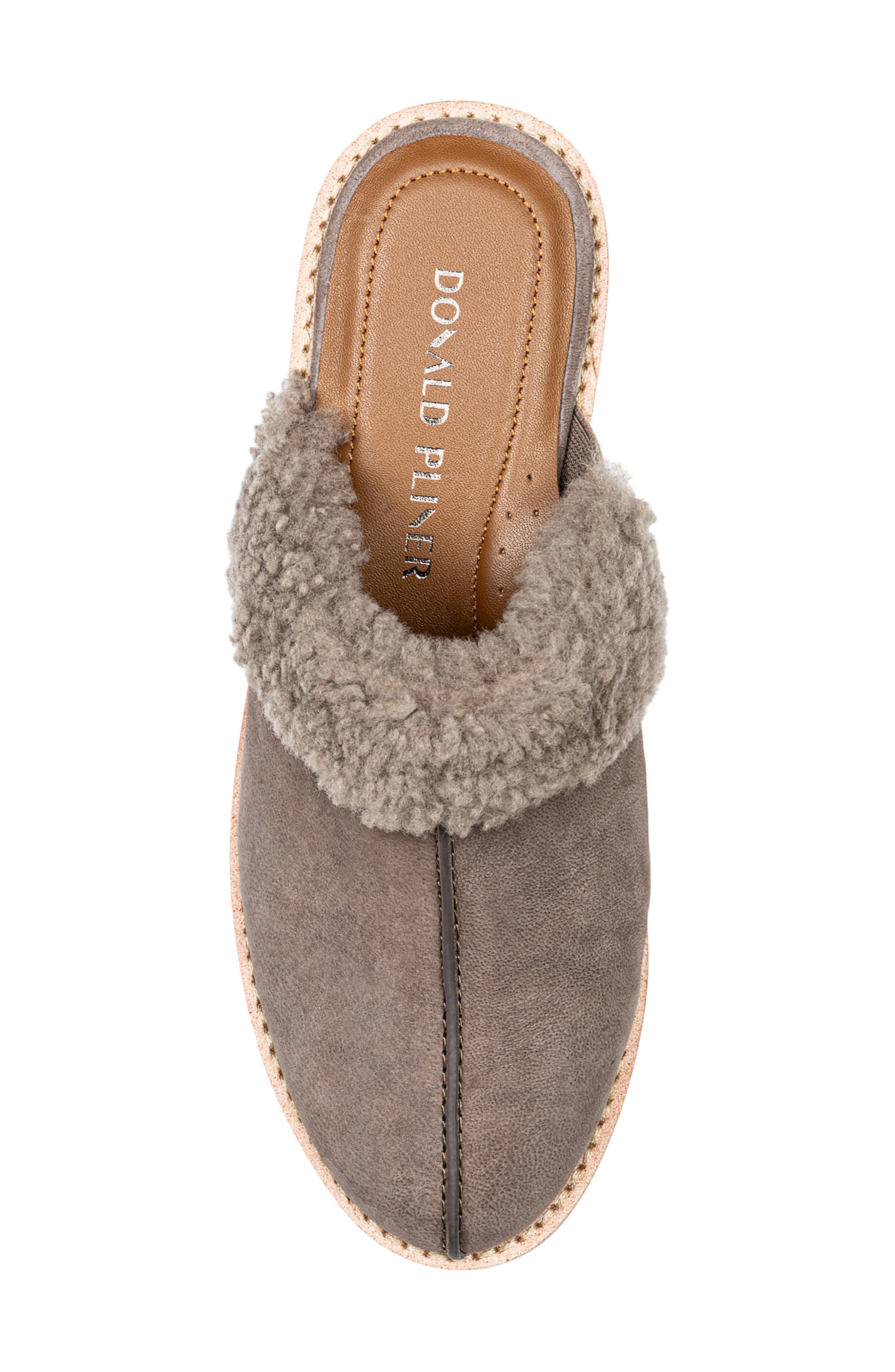 Donald Pliner Wedge Genuine Shearling Cuff Mule, Alternate, color, 
