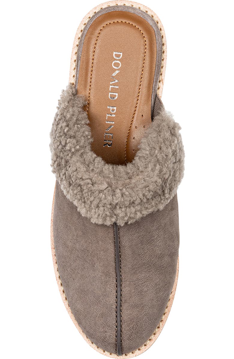 Donald Pliner Wedge Genuine Shearling Cuff Mule, Alternate, color,