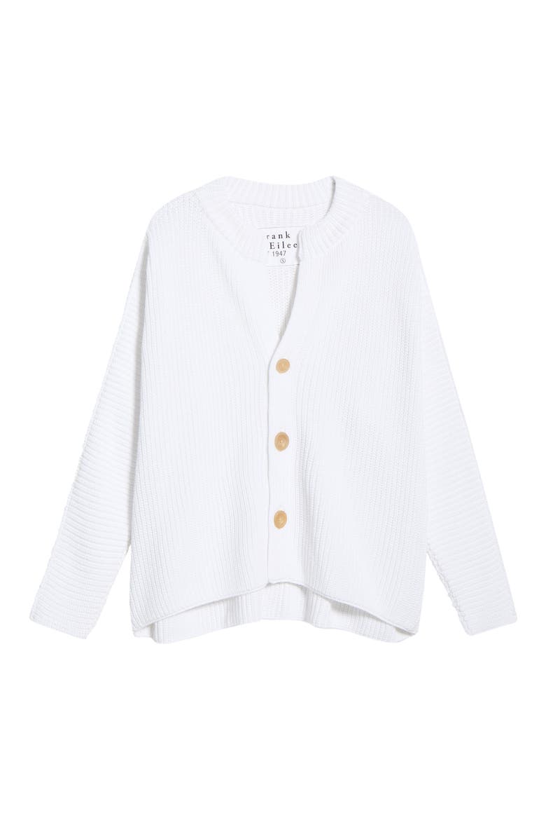 Montecito Cotton Cardigan, Alternate, color, WHITE