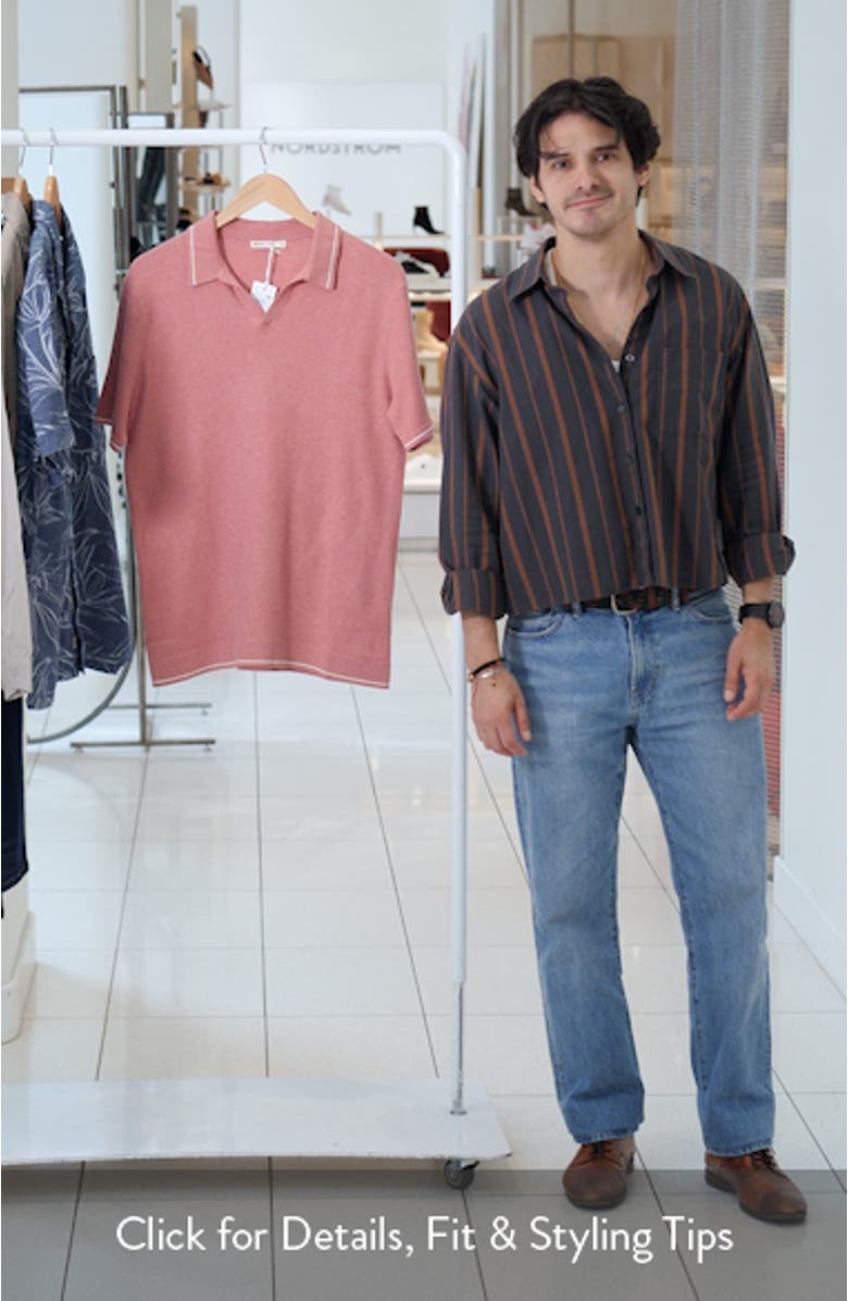 Liam Cotton Blend Sweater Polo, sales video thumbnail