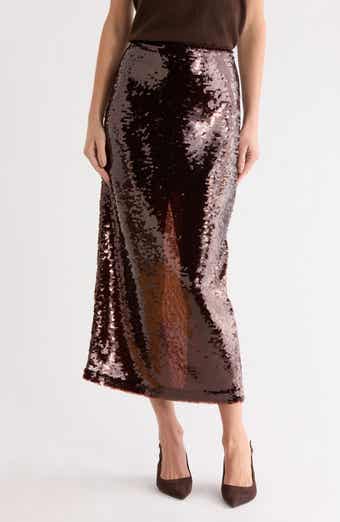 TWP Skylie Sequin Pencil Skirt