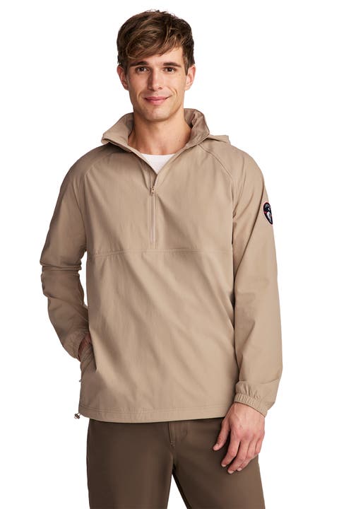Men's 1876 Collection 1/2 Zip Windbreaker