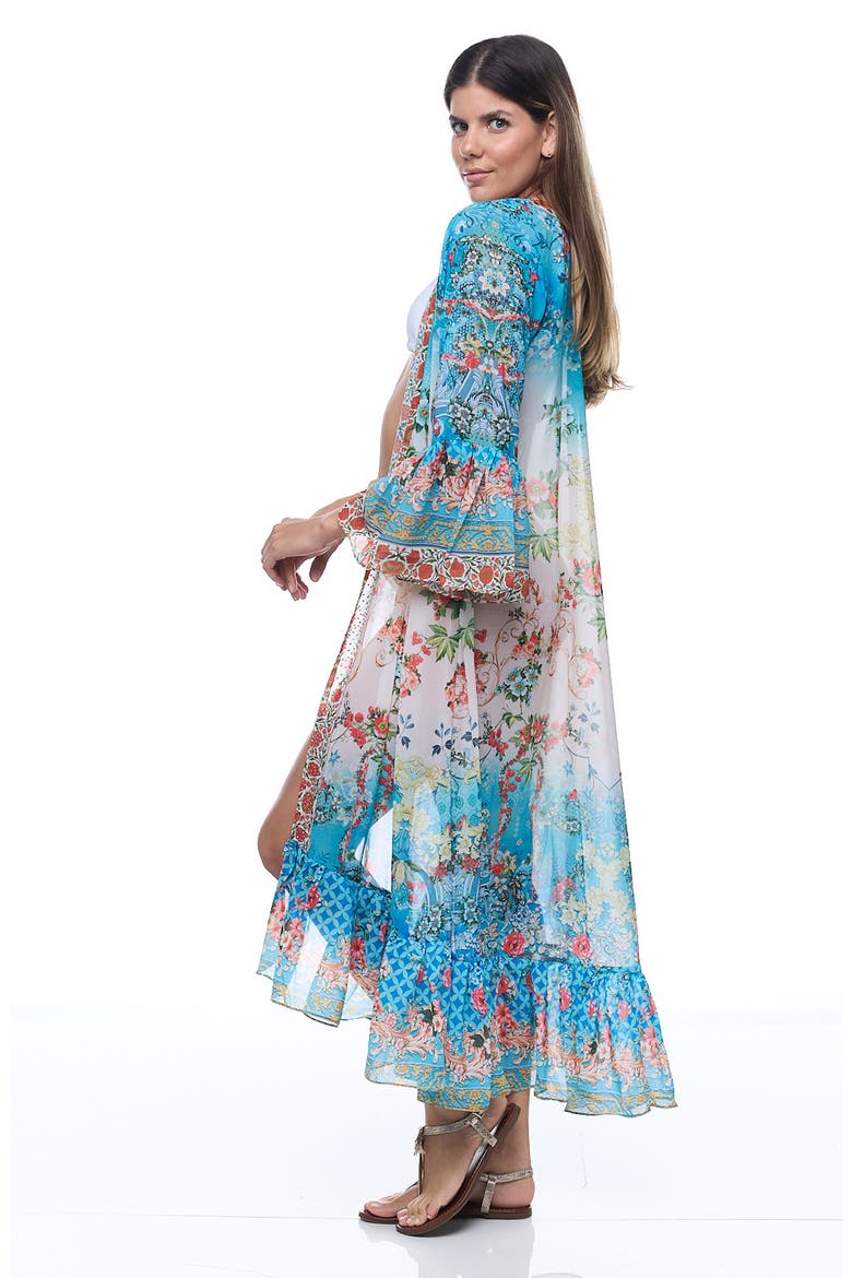 Ruffle Duster, Alternate, color, BLUE