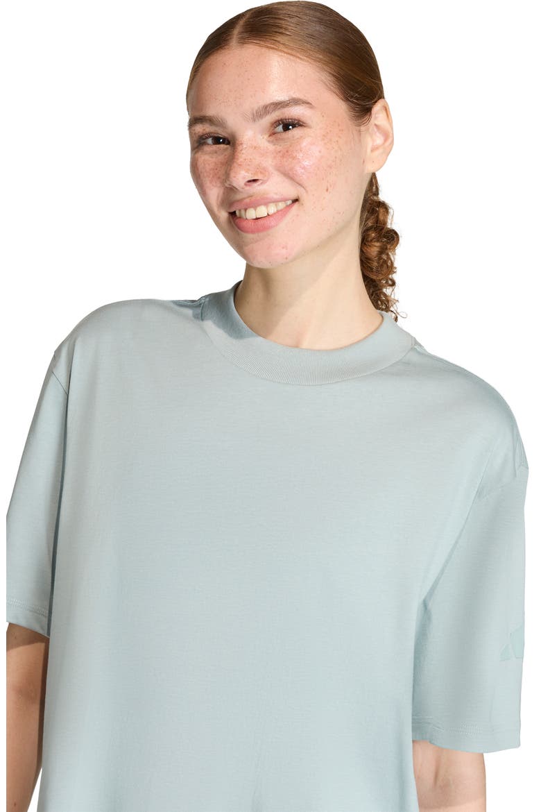 Essentials Contemporary Logo Boyfriend T-Shirt, Alternate, color, WONDER SAGE