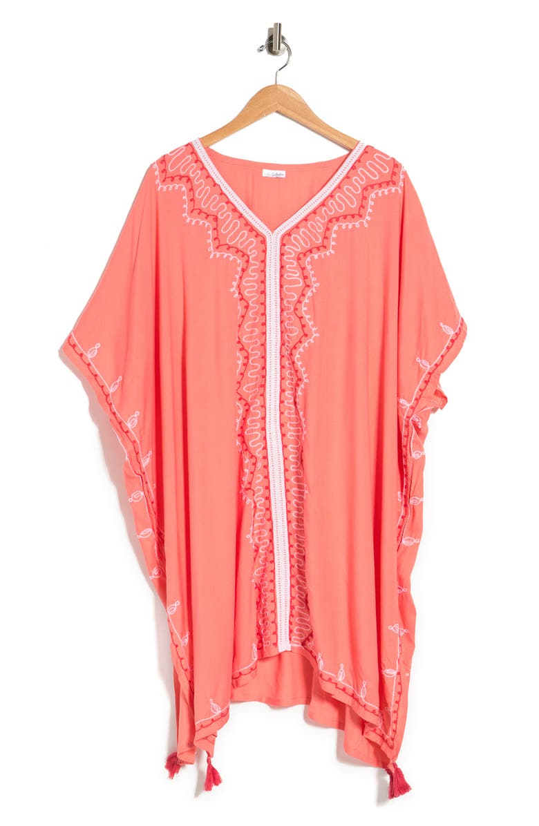 Lulla Collection by Bindya Embroidered Border Tunic | Nordstromrack