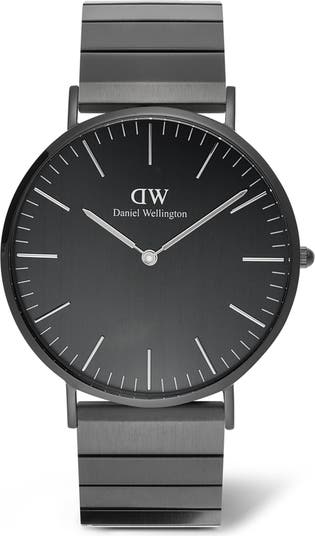 Daniel Wellington Classic Piano Link Bracelet Watch, 40mm | Nordstrom