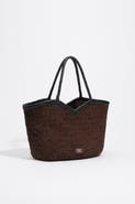 BIMBA Y LOLA Large Braided Leather Shopper