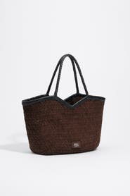 BIMBA Y LOLA Large Braided Leather Shopper