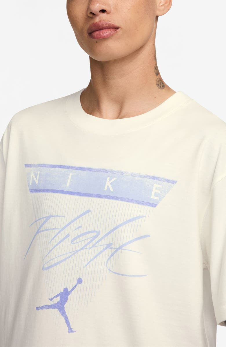 Jordan Flight Heritage Graphic T-Shirt, Alternate, color, Sail