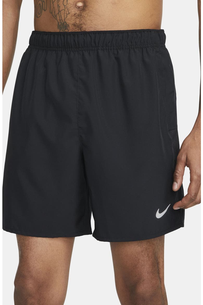 Dri-FIT Challenger Unlined Athletic Shorts, Alternate, color, BLACK/ BLACK/ BLACK