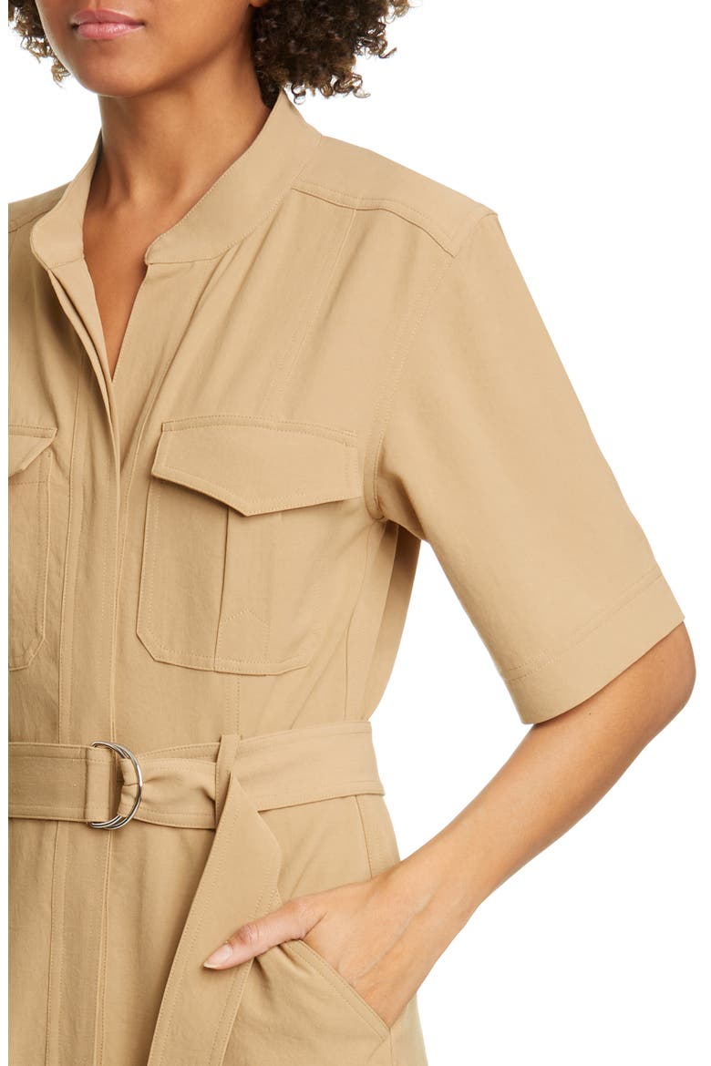 Emma Midi Shirtdress, Alternate, color, BEECH