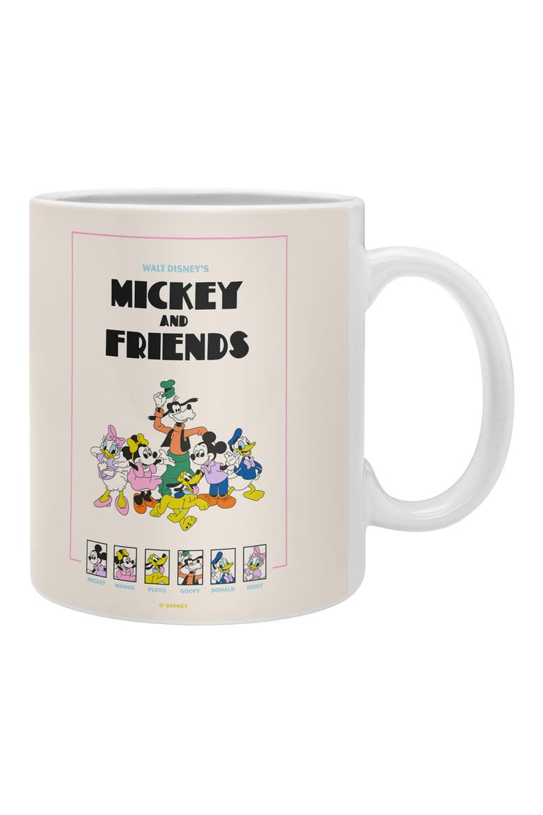 Disney x Society6 Mickey & Friends Coffee Mug, Main, color, IVORY