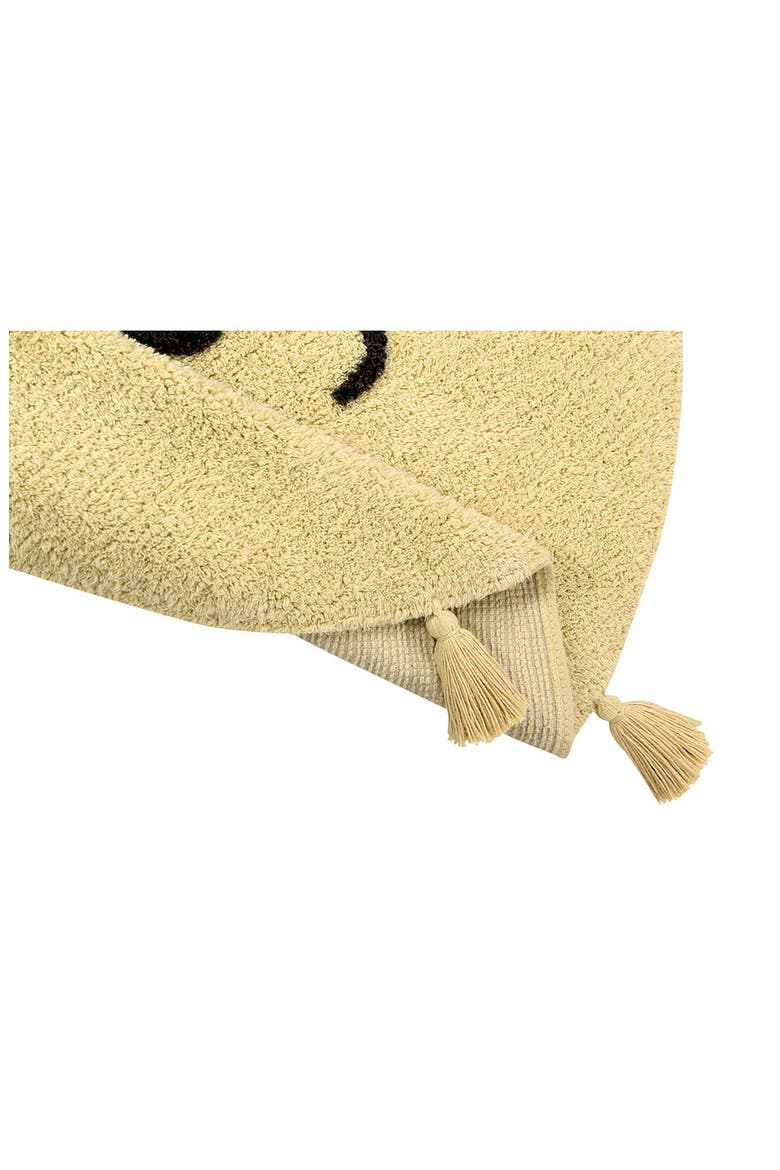 You're My Sunshine Washable Cotton Blend Rug, Alternate, color, YELLOW