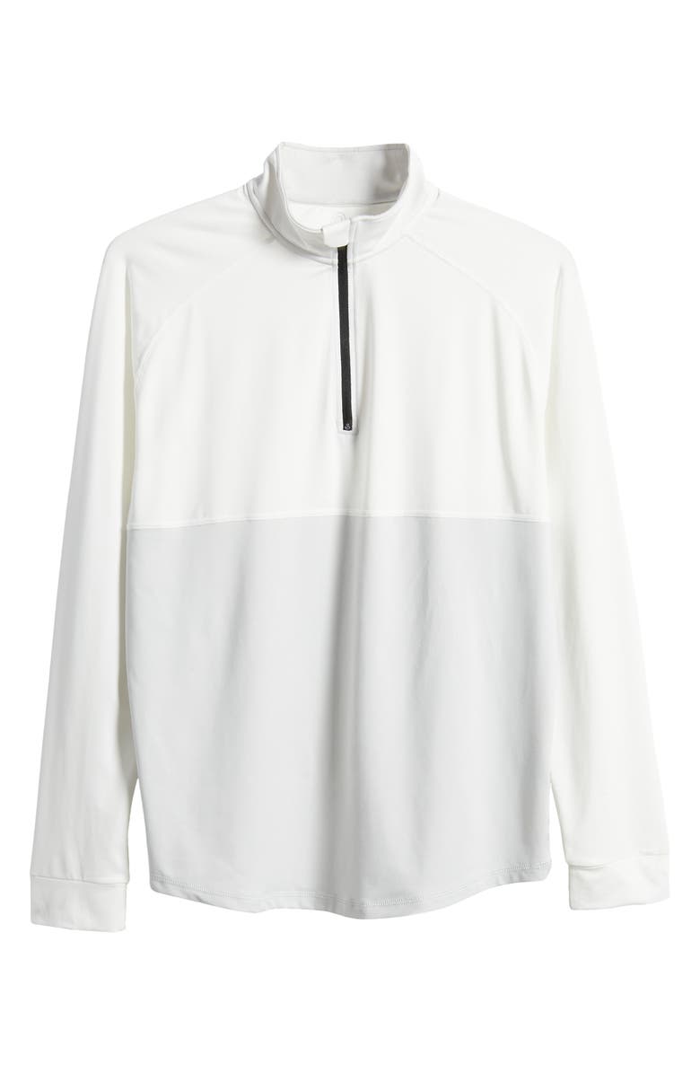 Swannies Liam Quarter Zip Pullover, Alternate, color, White-Glacier