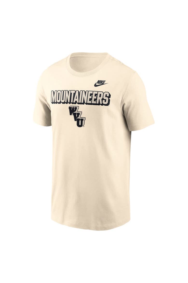 Men's Nike Natural West Virginia Mountaineers Bold Fashion T-Shirt, Alternate, color, Natural