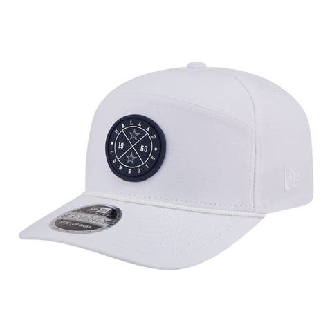 Men's New Era  White Dallas Cowboys Quick Strike Split Panel 9SEVENTY Stretch-Snap Hat
