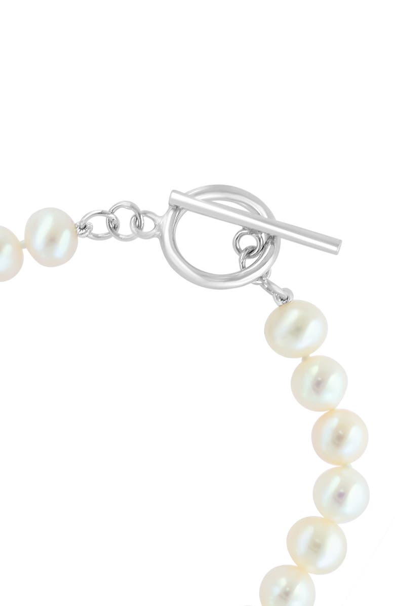 EFFY Sterling Silver Freshwater Pearl Bracelet, Alternate, color, 