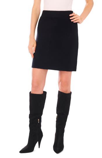 1.state Sweater Miniskirt In Black