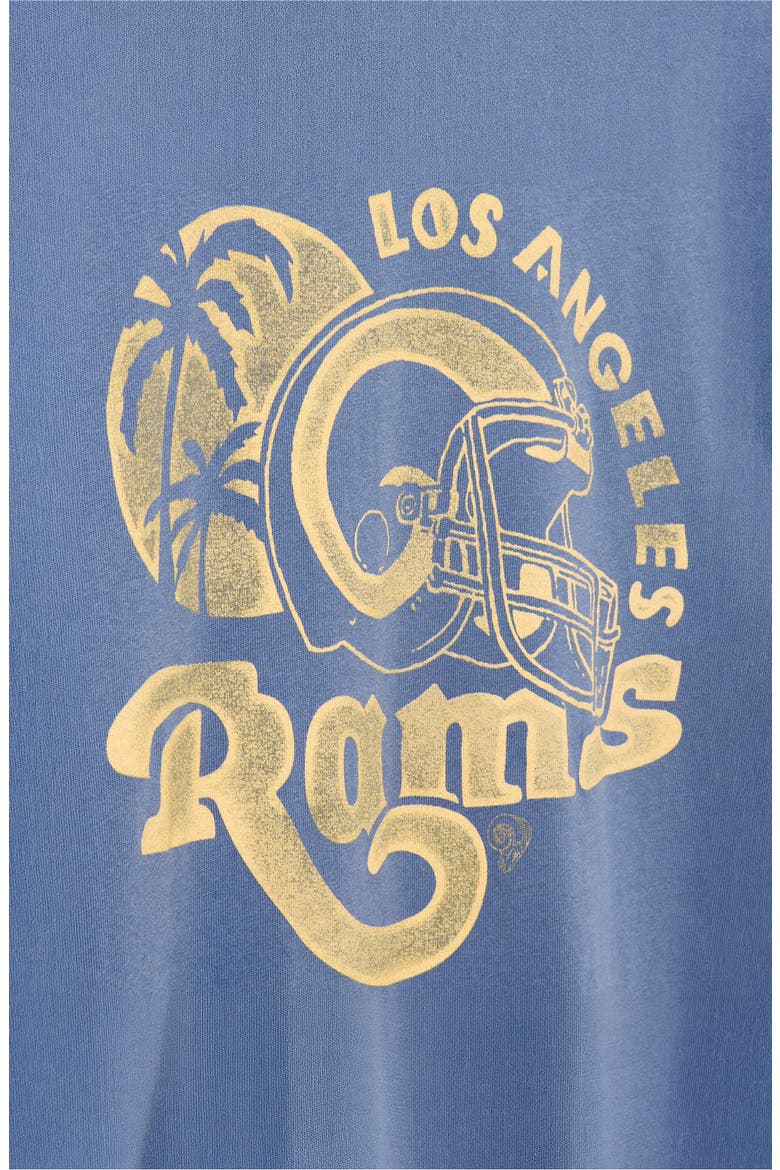 Los Angeles Rams Surf Cotton Graphic T-Shirt, Alternate, color, LIBERTY