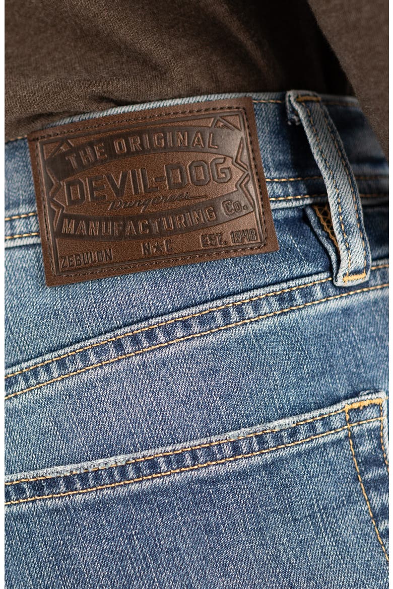 Relaxed Straight Leg Jeans, Alternate, color, FORT MACON