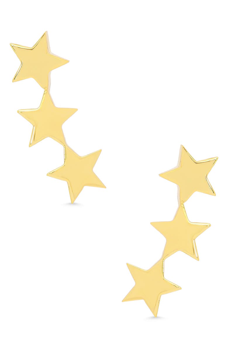 Lily Nily Kids' Star Ear Crawlers, Main, color, Gold