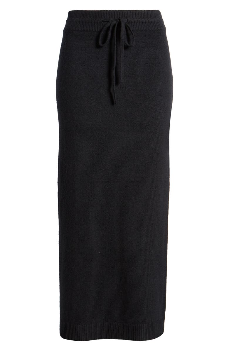 Treasure & Bond Drawstring Cotton Blend Sweater Skirt, Alternate, color, 
