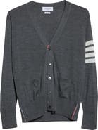 Thom Browne 4-Bar Merino Wool Cardigan