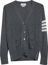 Thom Browne 4-Bar Merino Wool Cardigan