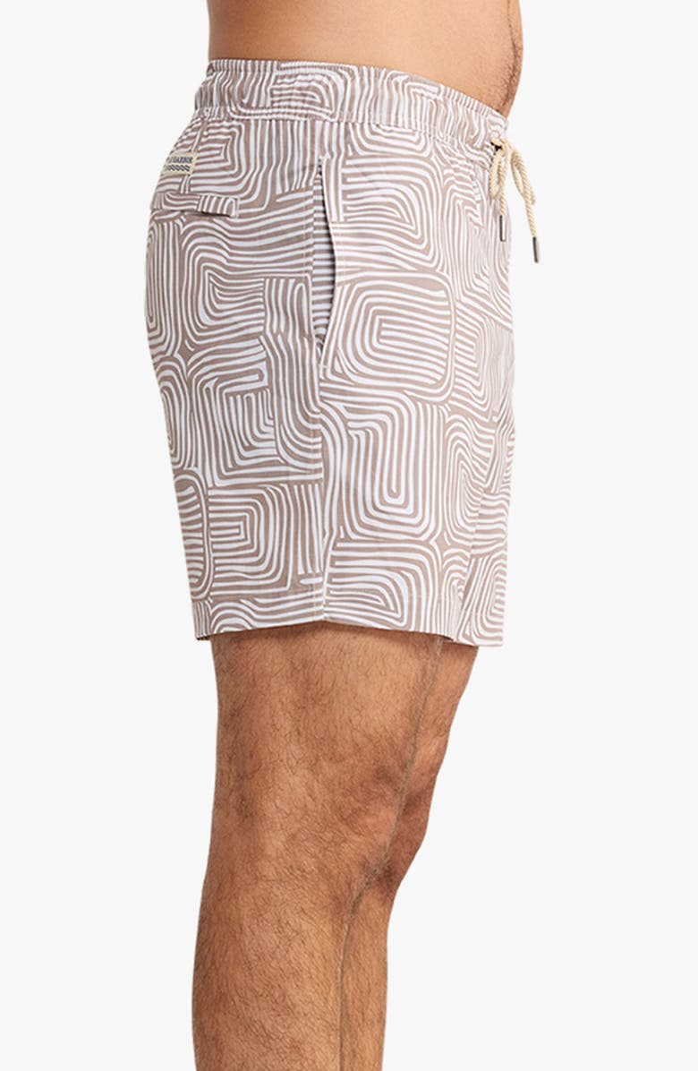 Fair Harbor The Bayberry Swim Trunks, Alternate, color, Wavy Sands