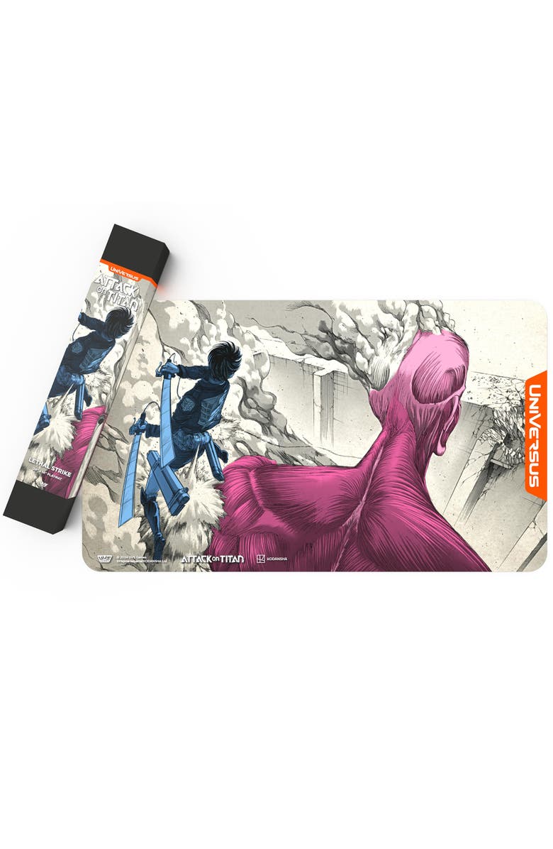 UniVersus Attack On Titan Origins Of Power Lethal Strike Playmat, Alternate, color, Multicolored