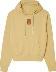 SANDRO Leather patch sweatshirt