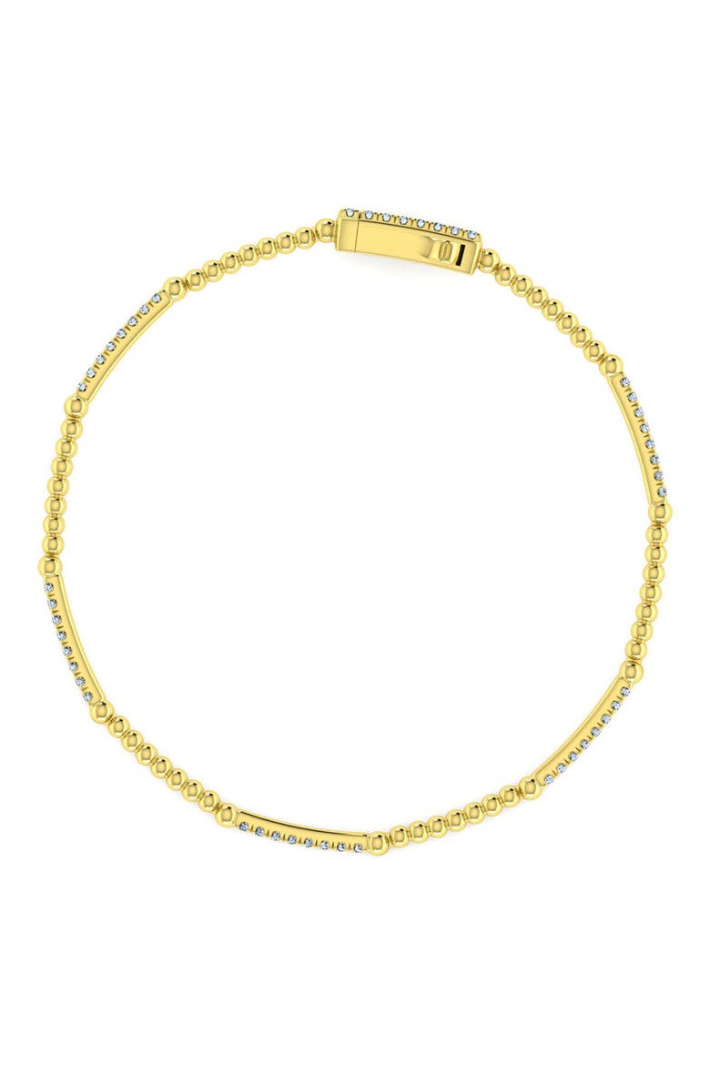 Bujukan Diamond Bar Station Bracelet, Alternate, color, GOLD