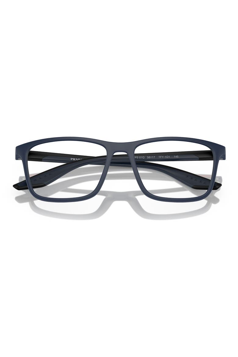 56mm Pillow Optical Glasses, Alternate, color, BLUE