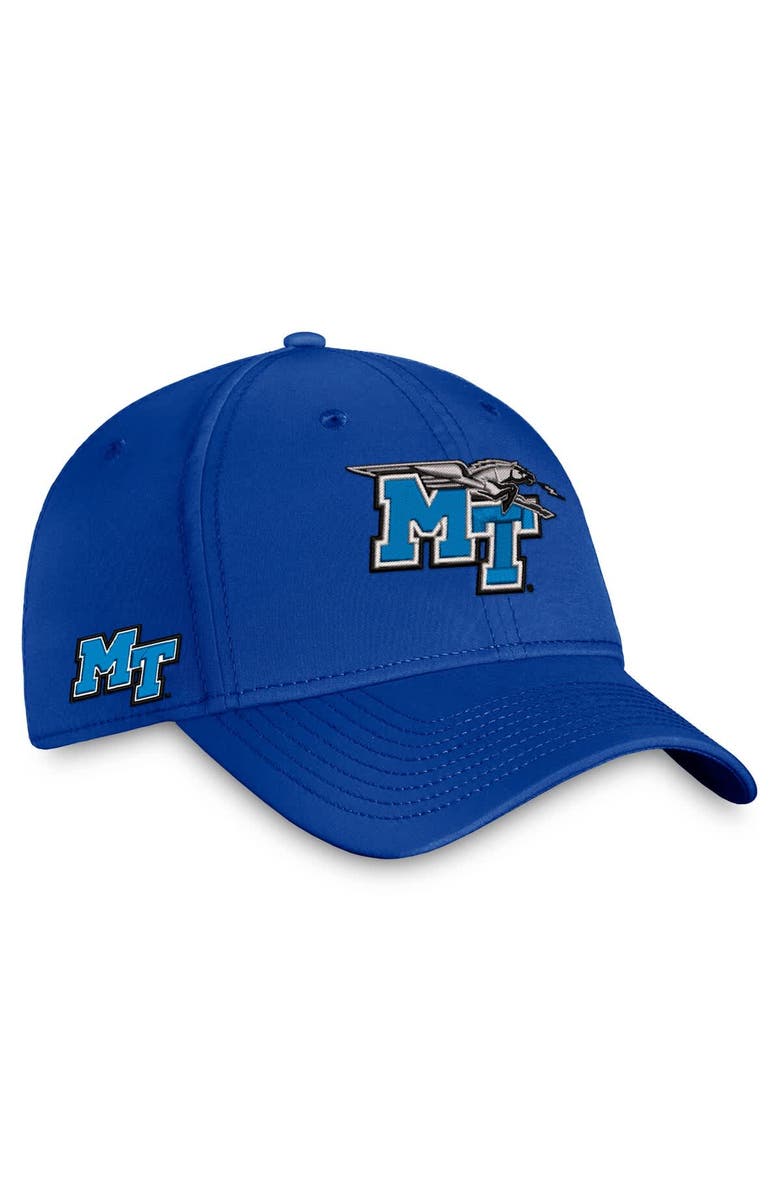 TOP OF THE WORLD Men's Top of the World Royal MTSU Blue Raiders Reflex Flex Hat, Main, color, Royal