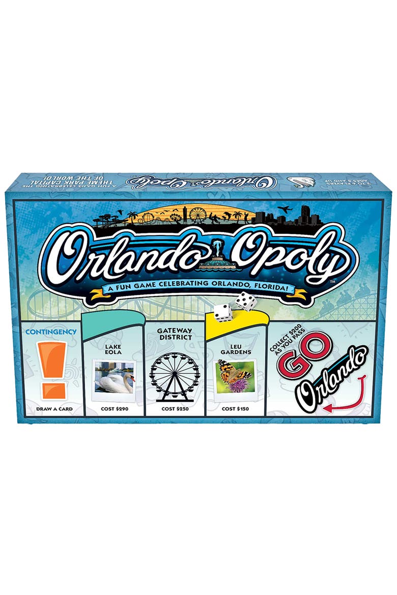 Orlando Opoly Board Game, Main, color, Multicolored