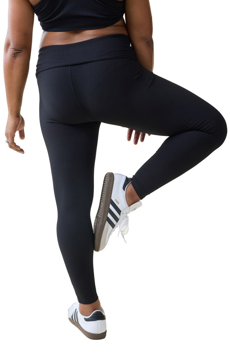 Ingrid & Isabel Ribbed Maternity Leggings, Alternate, color, 