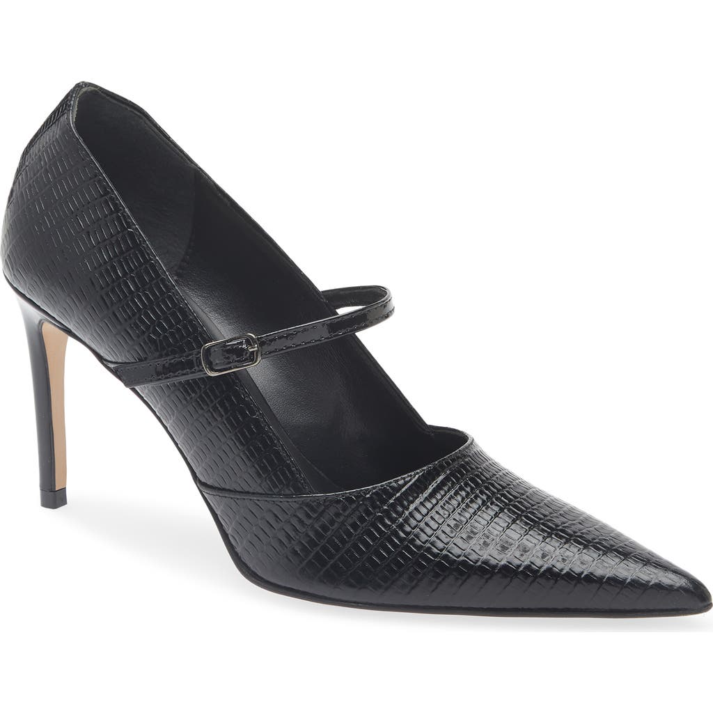 Bruno Magli Panna Mary Jane Pump In Black