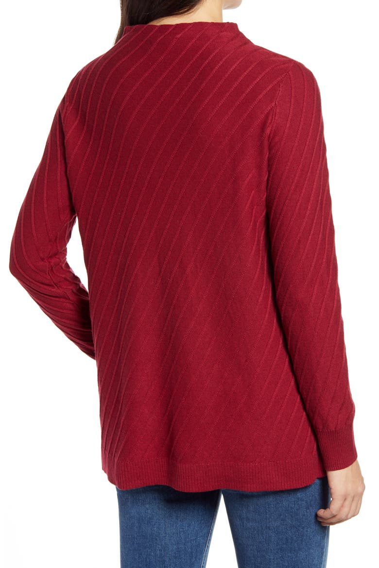 Long Sleeve Top, Alternate, color, DEEP RED