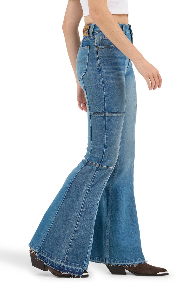 Lee High Waist Flare Leg Jeans, Alternate, color, Big Energy