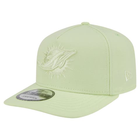Men's New Era Light Green Miami Dolphins Color Pack 9FIFTY Snapback Hat