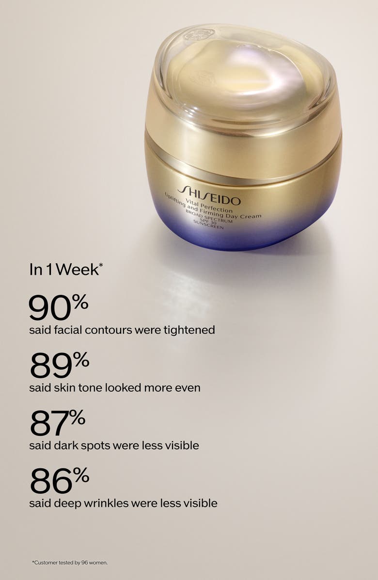 Shiseido Vital Perfection Uplifting & Firming Advanced Day Cream SPF 30, Alternate, color, Regular
