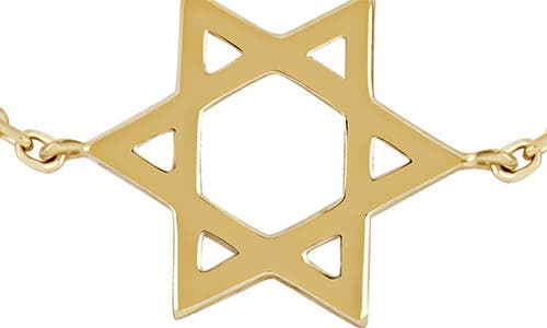 Bony Levy 14k Gold Star Of David Bracelet In Gold