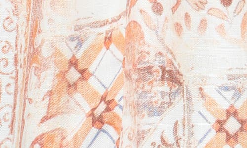 RAIN AND ROSE RAIN AND ROSE FLORAL PRINT TOP 