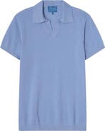 Robert Talbott Randall Cotton Cashmere Johnny Collar Sweater
