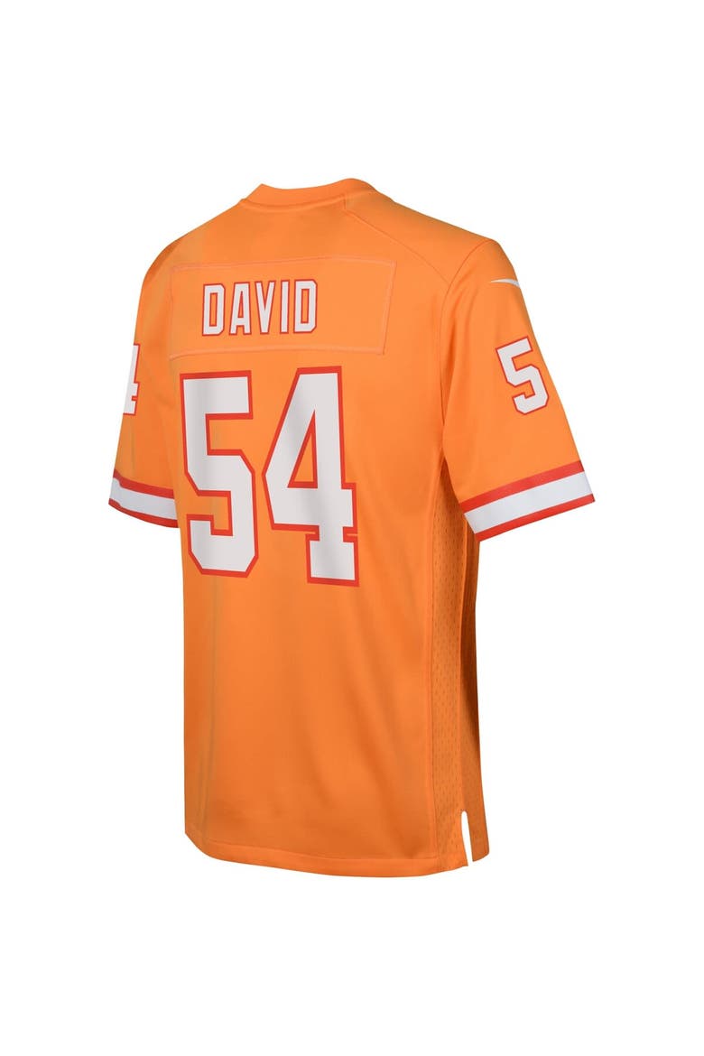 Youth Nike Lavonte David Orange Tampa Bay Buccaneers Game Jersey, Alternate, color, Orange