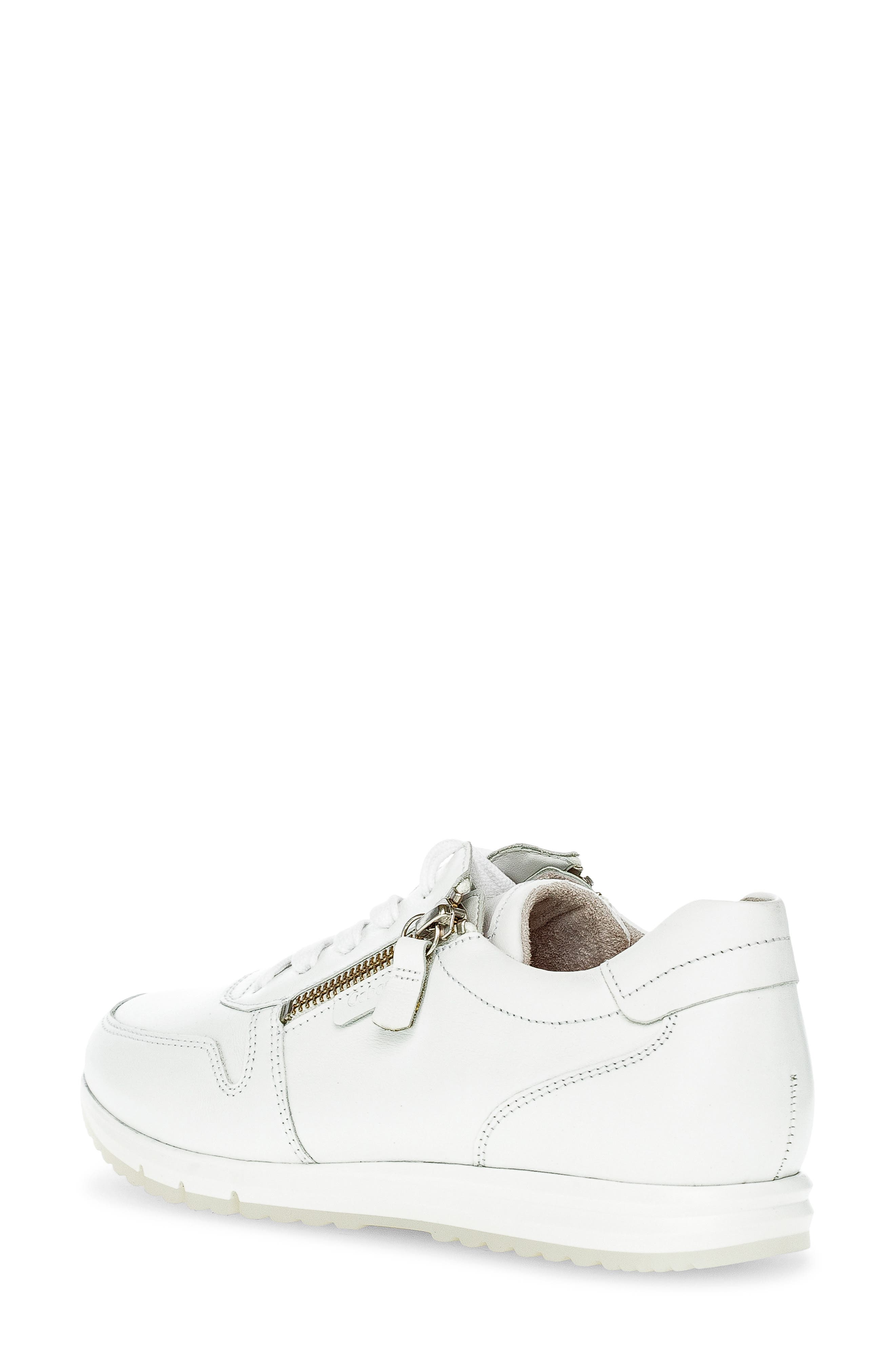 Gabor 23.450 Zip Sneaker, Alternate, color, White
