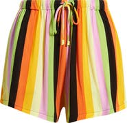 Rip Curl Neon Stripe Drawstring Shorts